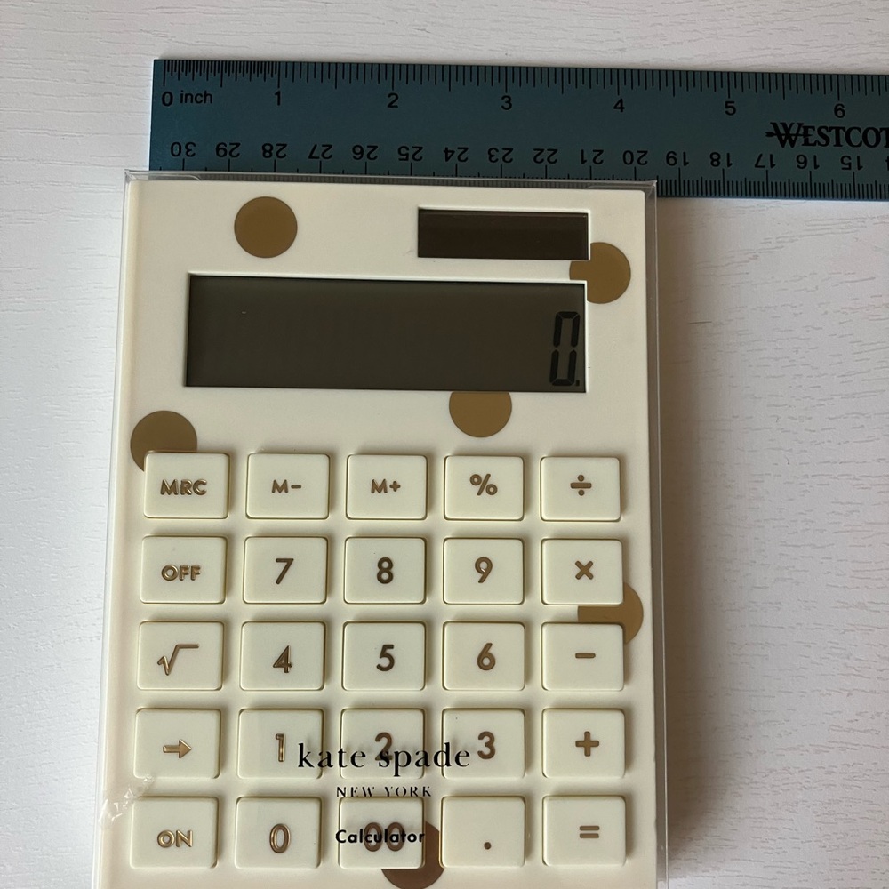 Kate Spade Gold Dot Calculator (NWT) - Picture 6 of 10